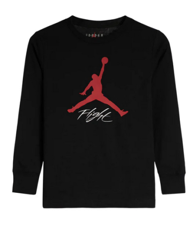 Camiseta Jordan Baseline Flight Tee - Niño - Negro