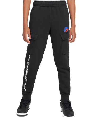 Pantalone Ragazzo Nike Sportswear Standard Issue - Nero