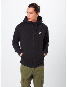Nike NSW Club Sudadera con capucha Hombre - Negro