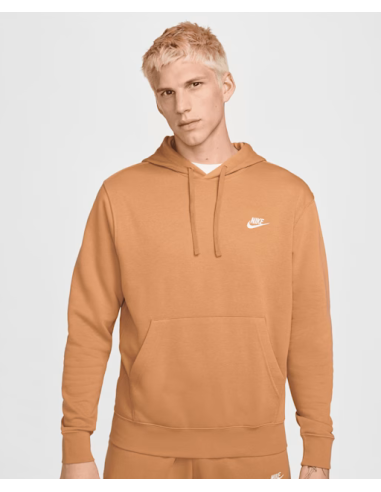 Felpa Uomo Nike Sportswear Club Fleece - Marrone