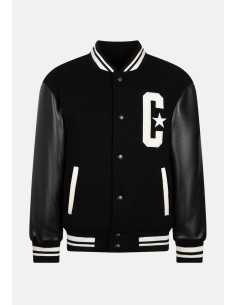 Chaqueta universitaria Converse College para niños - Negro