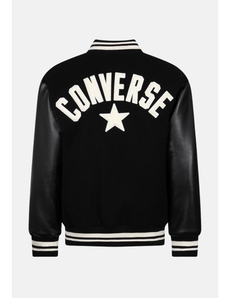 Converse College Varsity Jacket Boys - Black