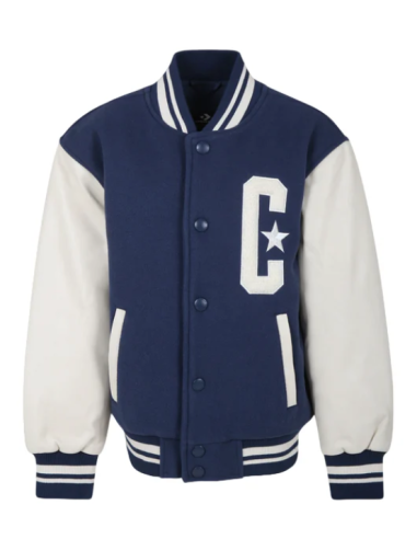 Giubbotto Ragazzo Converse College Varsity - Azzurro