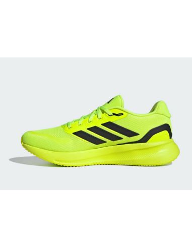 Chaussures de course Adidas Runfalcon 5 pour hommes - Jaune Fluo