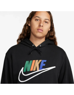 Felpa Uomo Nike Sportswear Club Futura Block - Nero 2