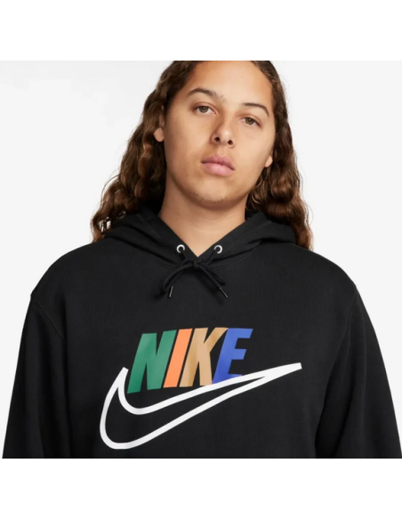 Sweat-shirt Nike Sportswear Club Futura Block pour Homme - Noir