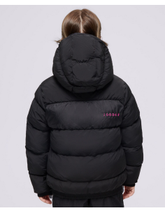 Chaqueta Jordan Essential Midweight Niña - Negro/Fucsia 2