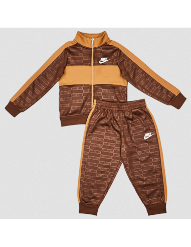 Nike Monogram Tracksuit Kids - Brown