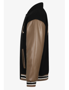 Veste Jordan Varsity Garçons - Noir/Marron 2