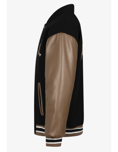 Giubbotto Ragazzo Jordan Varsity - Nero/Marrone