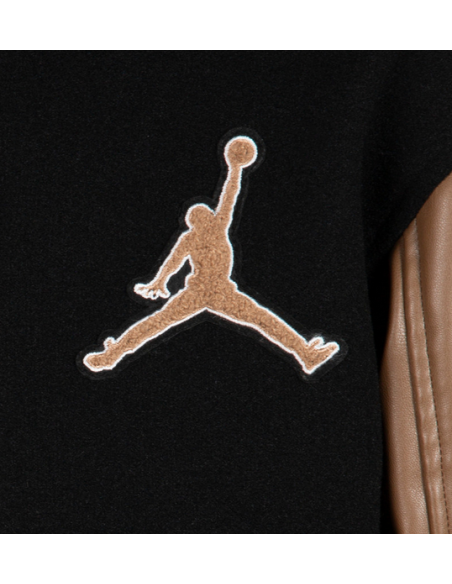 Giubbotto Ragazzo Jordan Varsity - Nero/Marrone