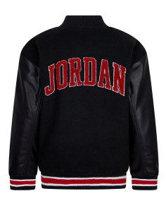 Jordan Boys Varsity Jacket - Black/Red 2