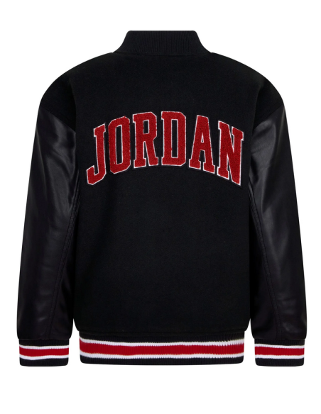Giubbotto Ragazzo Jordan Varsity - Nero/Rosso
