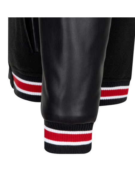 Jordan Varsity Jungenjacke – Schwarz/Rot
