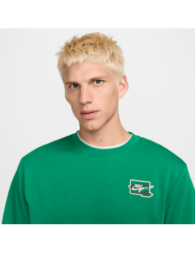 Nike Club FT Crew Bolt Men's Sweatshirt - Green