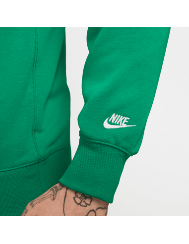 Sudadera Nike Club FT Crew Bolt - Hombre - Verde