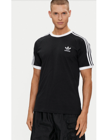 Adidas Adicolor Classics 3-Streifen Herren T-Shirt - Schwarz