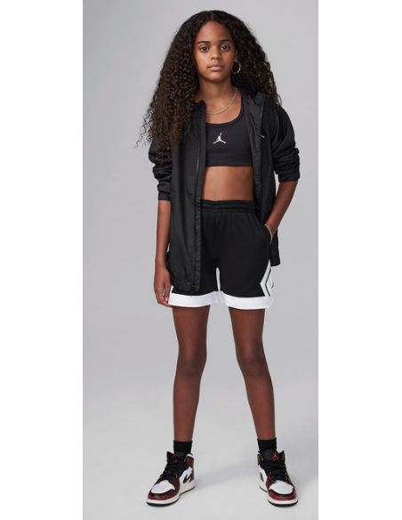 Pantaloncino Ragazza Jordan Diamond - Nero/Bianco