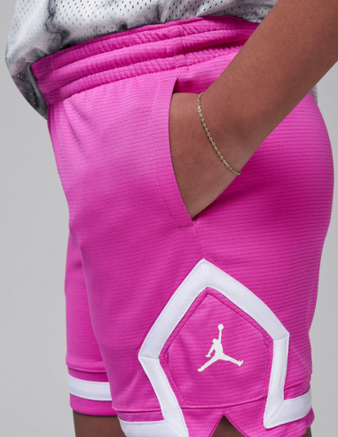 Pantaloncino Ragazza Jordan Diamond - Fucsia