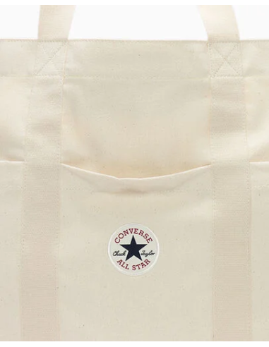 Converse Canvas-Einkaufstasche – Beige