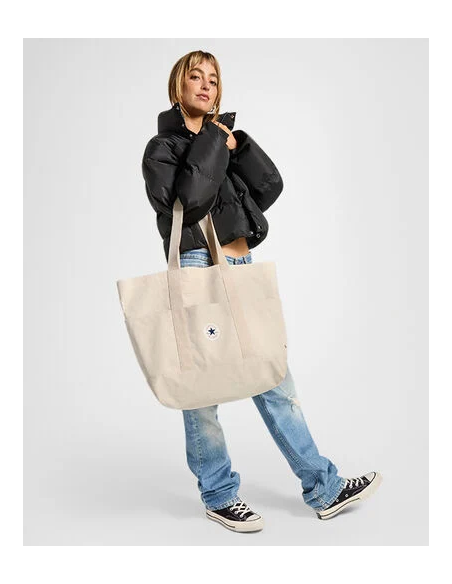 Converse Canvas-Einkaufstasche – Beige