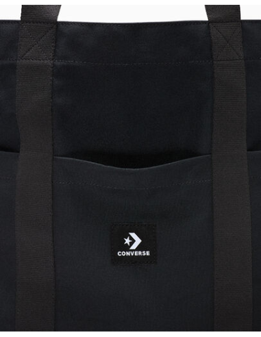 Converse Canvas-Einkaufstasche – Schwarz