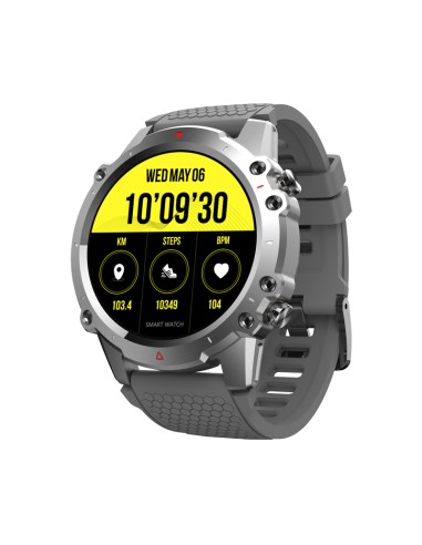 Saconet KM22 SmartWatch hombres hacen/responden llamadas, reloj de fitness con monitor de frecuencia cardíaca, Android iOS