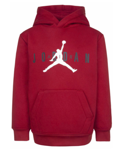 Sweat-Shirt pour Garçons Jordan Jumpman Sustainable Po - Rouge