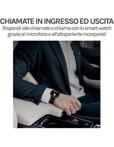 SmartWatch Saconet KM29 Uomo, Orologio Fitness,...