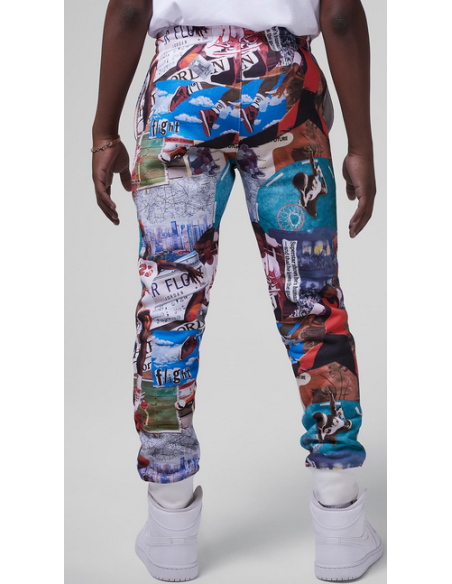 Jordan MJ Brooklyn Boy's Pants - Multicolor