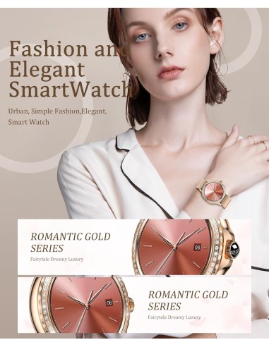 Smartwatch Damen Saconet NX19 mit...