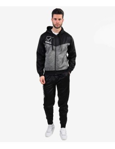 TUTA UOMO GIVOVA MODELLO VISA MELANGE POLARFLEECE NERO /...