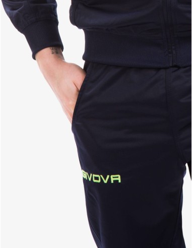 TRACKSUIT GIVOVA VISA FLUO BLUE/FLUORESCENT YELLOW