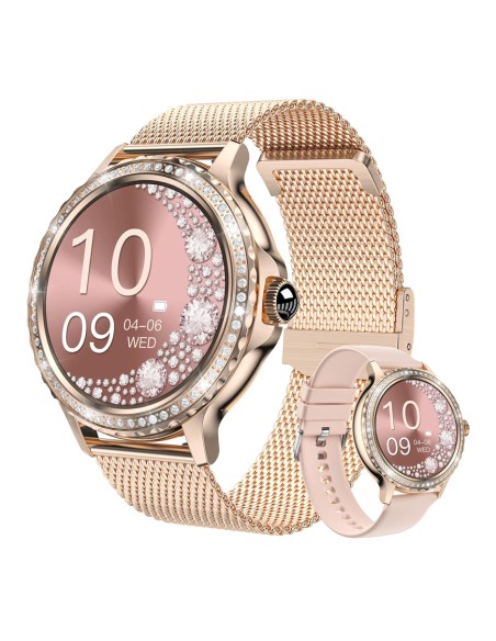 Smartwatch women's bag SACONET NX19 with passer/respondre aux calls fitness monitor