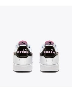 Scarpe Ragazza Diadora Game GS - Bianco/Rosa 2
