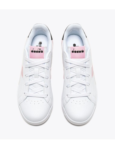 Scarpe Ragazza Diadora Game GS - Bianco/Rosa