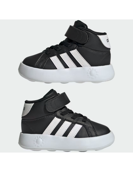 Zapatillas Adidas Grand Court Mid - Schwarz/Weiß