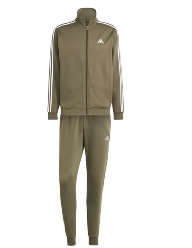 Tuta Uomo Adidas 3 Stripes - Verde Militare