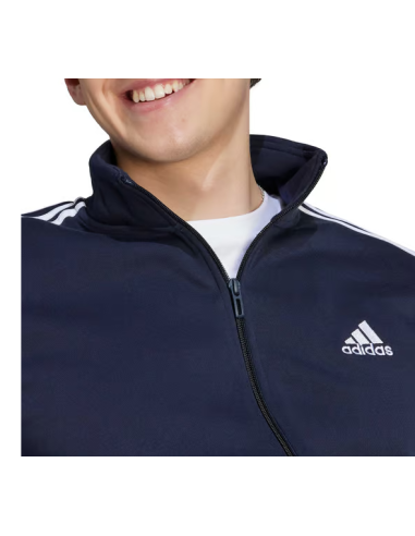 Tuta Uomo Adidas 3 Stripes - Blu
