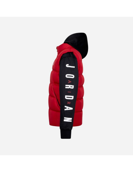 Giubbotto Ragazzo Jordan 2 Fer - Rosso/Nero
