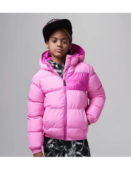 Jordan Essential Midweight Girls Jacket - Fuchsia