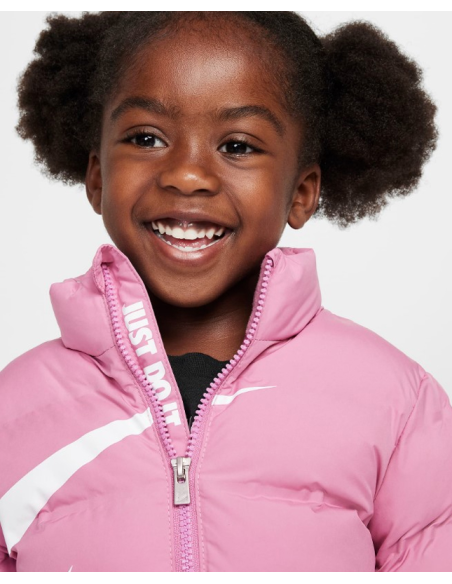 Giubbotto Bambina Nike Swoosh Debossed - Rosa