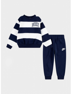Survêtement Nike Stripe Relax Enfant - Bleu/Blanc