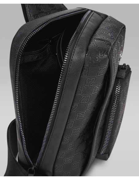 Borsello Unisex Jordan Monogram - Nero