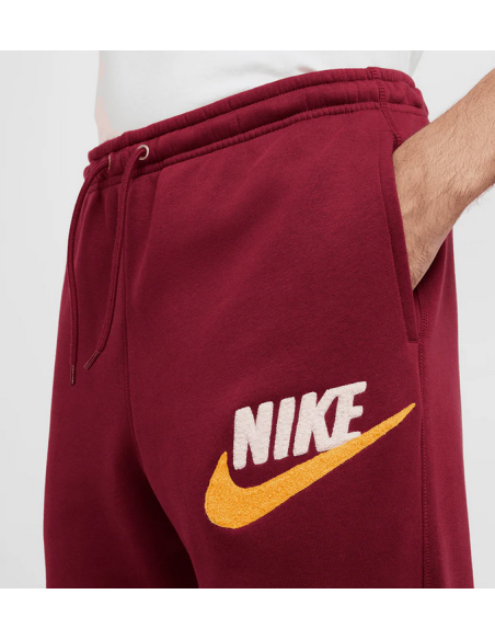 Pantalón Hombre Nike M Nk Club Bb Jogger Chnl Ftra - Burdeos
