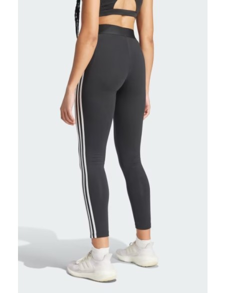Leggings Donna Adidas 3 Stripe Essentials - Nero