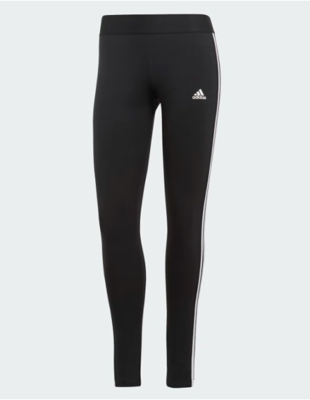 Leggings Donna Adidas 3 Stripe Essentials - Nero