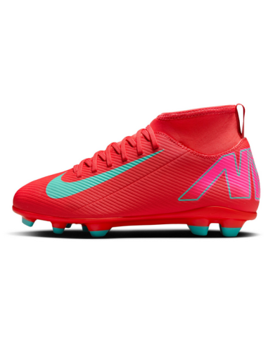 Botas de fútbol para niños Nike Jr Superfly 10 Club FG/MG - Rojo