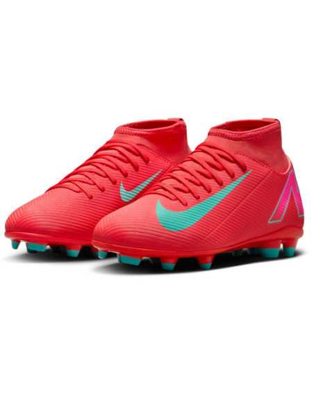 Botas de fútbol para niños Nike Jr Superfly 10 Club FG/MG - Rojo