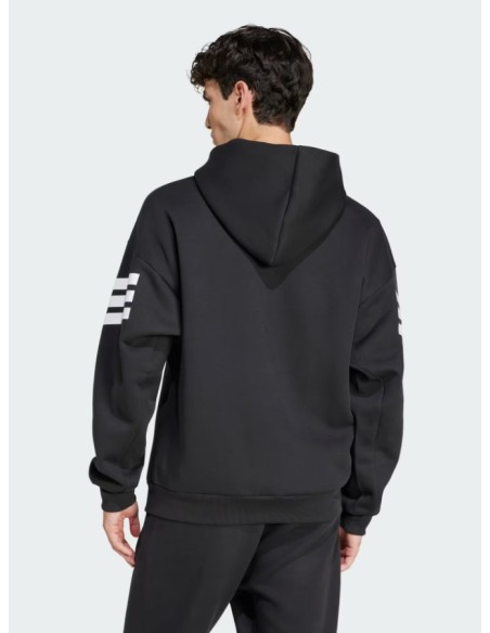 Adidas Future Icons 3-Stripes Full-Zip Hoodie Men - Black
